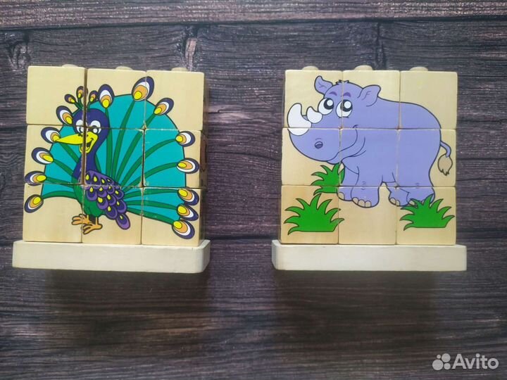 Кубики - пазлы