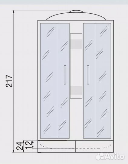 Душевая кабина River Amur 90х90
