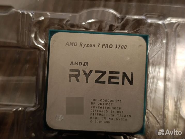 Процессор AMD ryzen 7 pro 3700