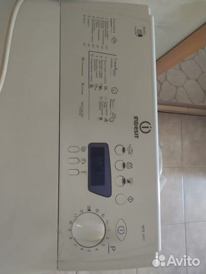 Стиральная машина вертикалка indesit wite 1077