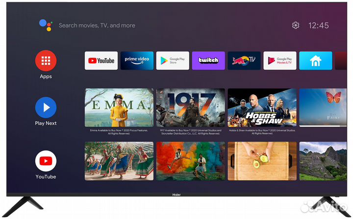 4K (UHD) телевизор Haier 65 Smart TV S3 qled