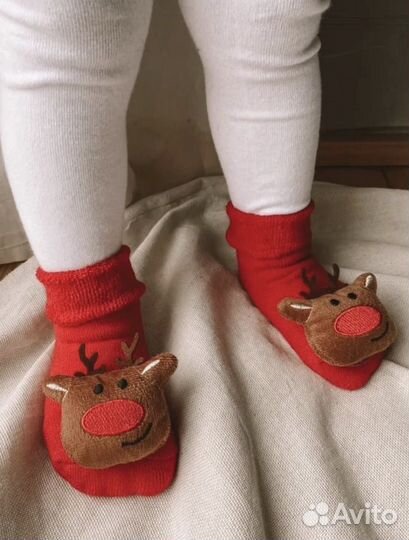 Новые новогодние детские носочки