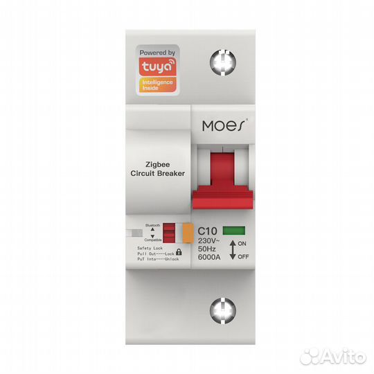 Выключатель Moes Zigbee circuit breaker 1P 10A