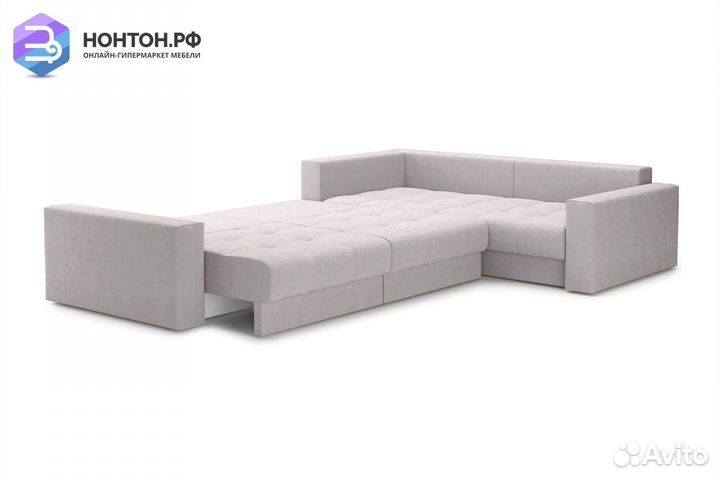 Диван угловой тик-так Монарх М3У1 бежевый