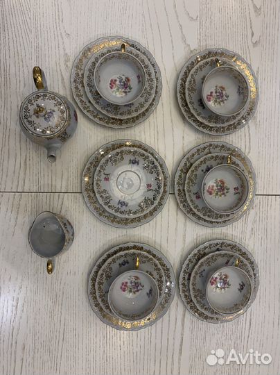 Чайный сервиз 1953 год Кахла