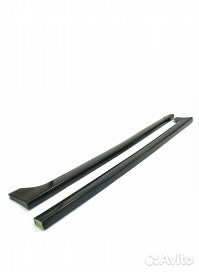 Внешние пластиковые пороги volkswagen polo