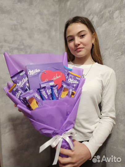 Съедобные сладкие букеты