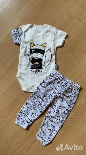 Новый Комплект боди и штанишки 50-56