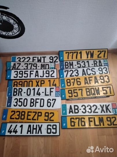 Автомобильные Номера в подарок BE FR DE NL