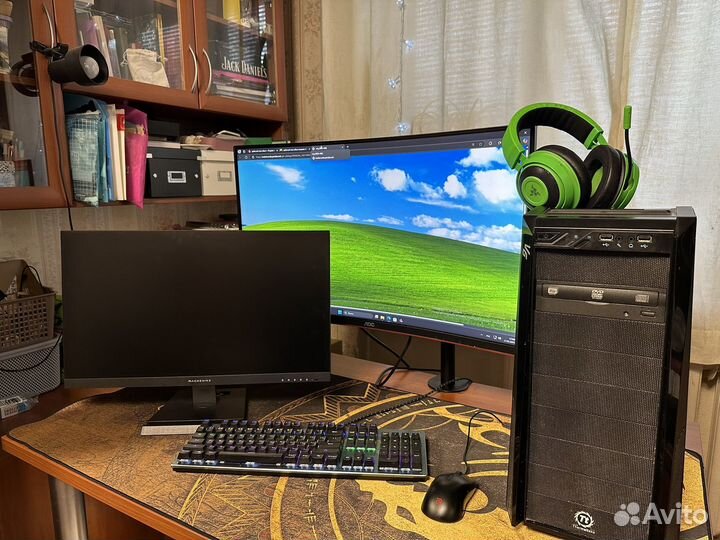 Игровой компьютер в сборе