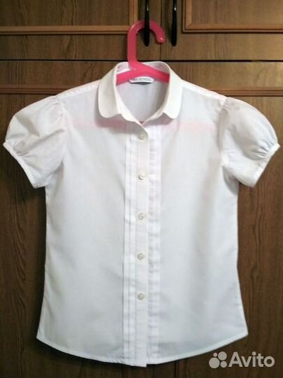 Школьная блузка для девочек 8-9, 10-11, 12-13 лет