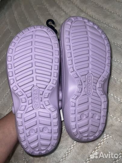 Сабо Крокс Crocs женские утепленные 39/40