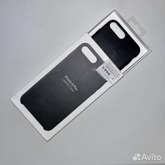 Чехол на iPhone 8 plus (кожанный, оригинал)