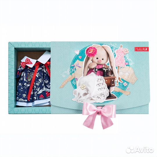 Темно-синее платье с принтом. OSidX-394