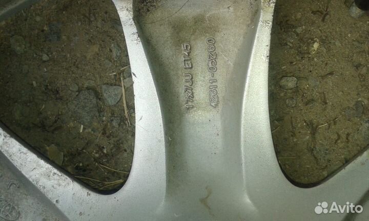 Продаю оригинальные литые диски 5х100хR17 компл4шт