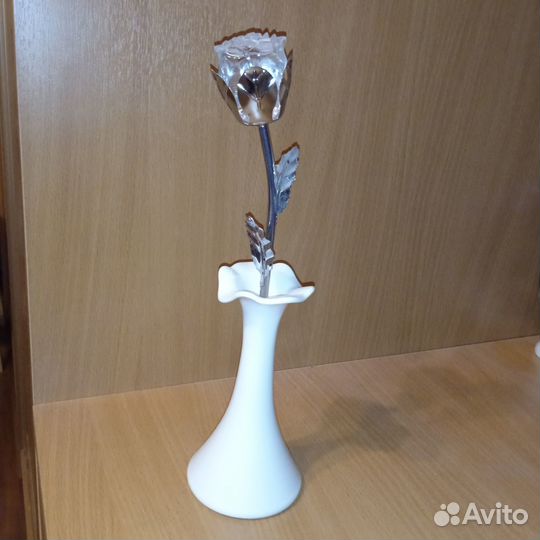 Светильник ночник Роза в вазе