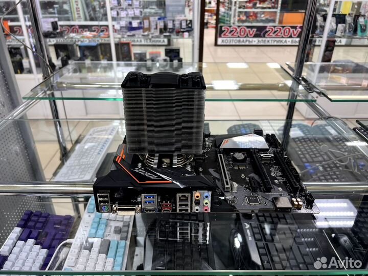 Комплект LGA1151 V2 aorus B360 Wi-Fi/i7-9700f/16GB