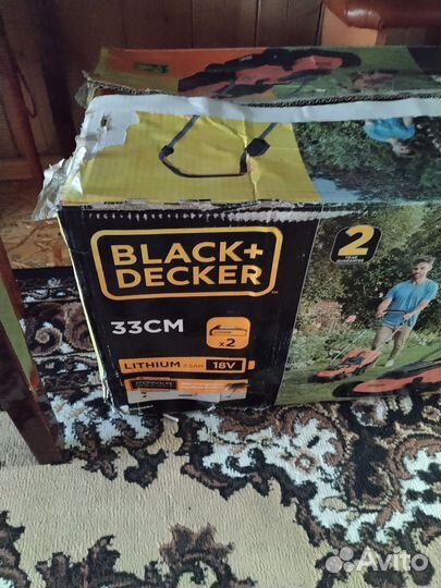 Газонокосилка электрическая беспроводная новая