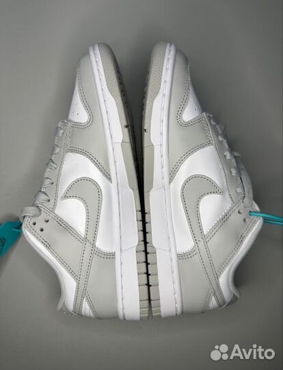 Кроссовки nike dunk grey fog оригинал poizon