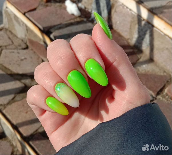 Маникюр наращивание