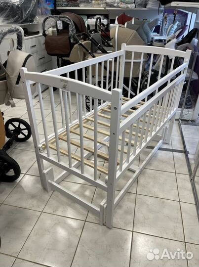 Детская кроватка Беби 5 продольный маятник