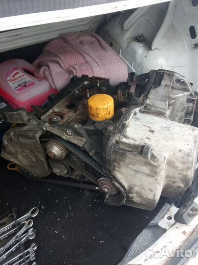 Двигатель от рено логан 2 к7м812 на запчасти