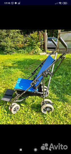 Прогулочная коляска трость бу