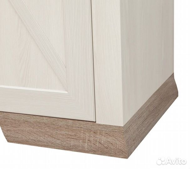Тумба Marselle SFK1B, ясень снежный/дуб сонома тем
