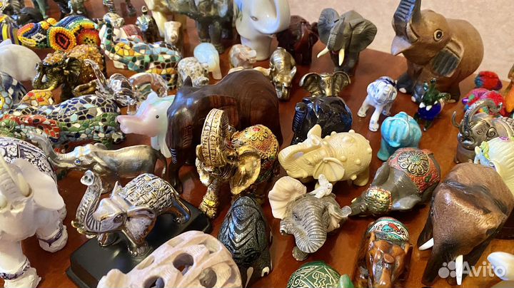 Статуэтки слоники Коллекция 90 шт