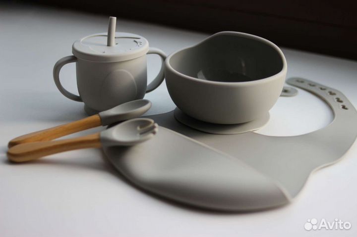 Наборы силиконовой посуды для детей