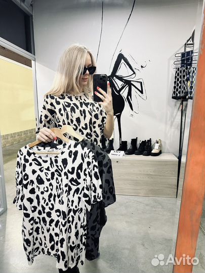 Футболка женская лео новая oversize