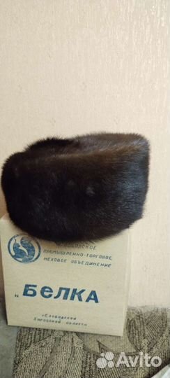 Шапка норковая женская