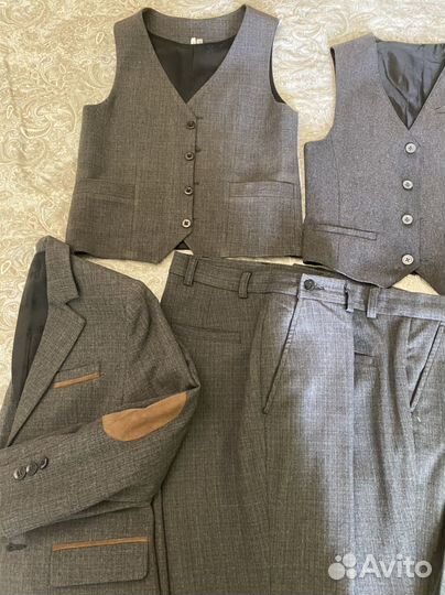 Брюки и жилет на мальчика р32,40,44,и на р152-158