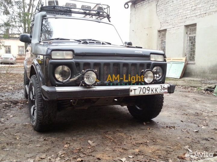 Танковая фара ближнего света фг-127 с сму