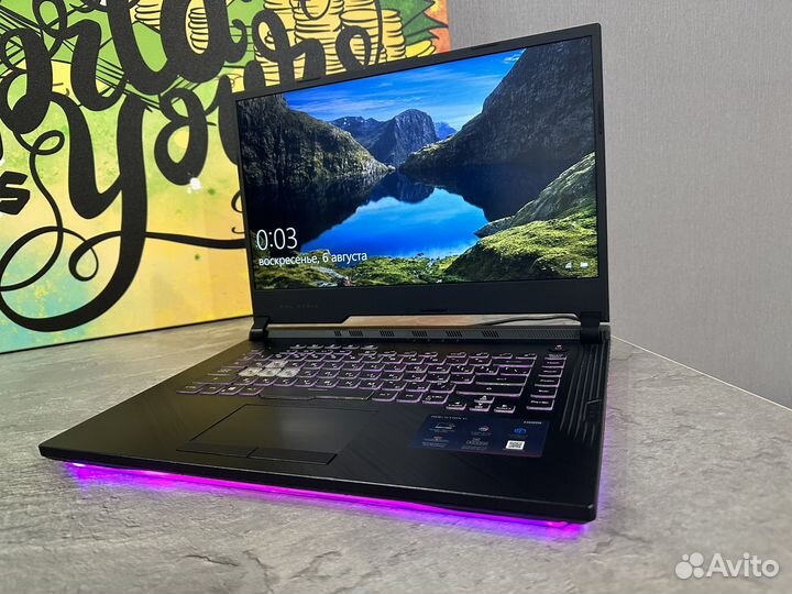 Ноутбук Asus ROG Strix i5/8Gb.GTX1650/512Gb