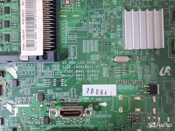 Материнская плата для тв Samsung BN41-01603C