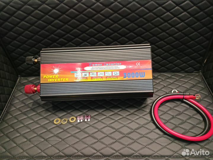 Автомобильный инвертор с 12 на 220 3000w