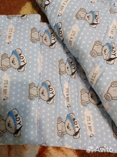 Комплект в коляску подушка матрас одеяло