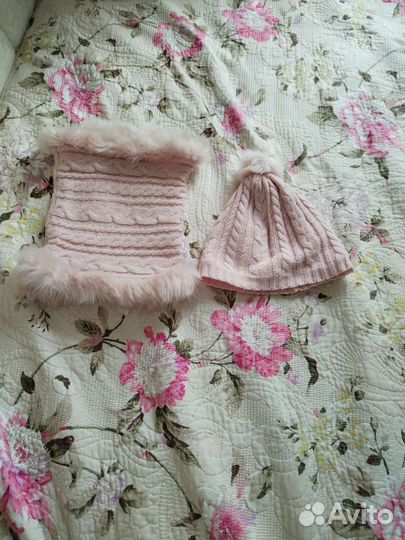 Шапка и шарфик для детей