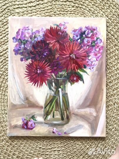 Картина «Букет». Масляная живопись