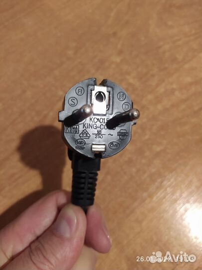 Кабель сетевой подключения блока питания пк