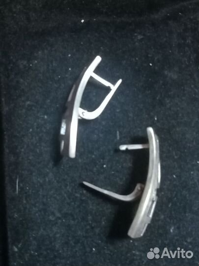 Серьги серебро