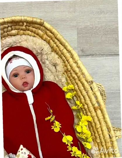 Конверт на выписку новорожденного комплект весенне-летний (красный)