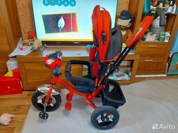 Велосипед Lamborghini с родительской ручкой