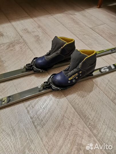 Лыжи беговые детские с ботинками