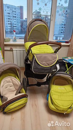 Коляска 3 в 1 zippi