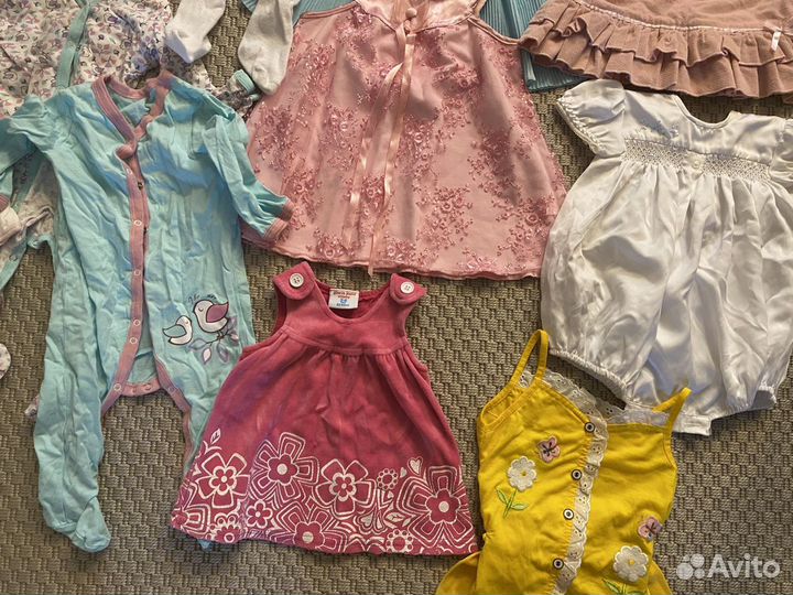 Детские вещи на девочку пакетом