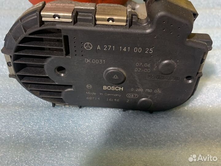 Дроссельная заслонка w203 m271