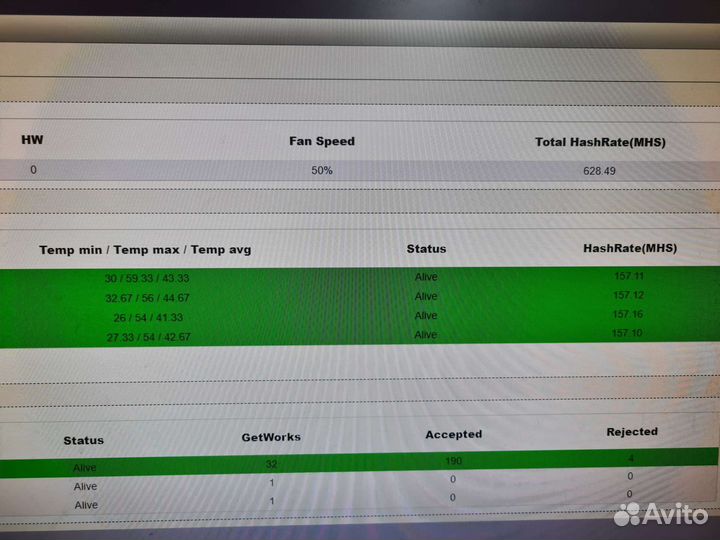 Хэш платы Innosilicon А6/А4+,кпу,корпуса