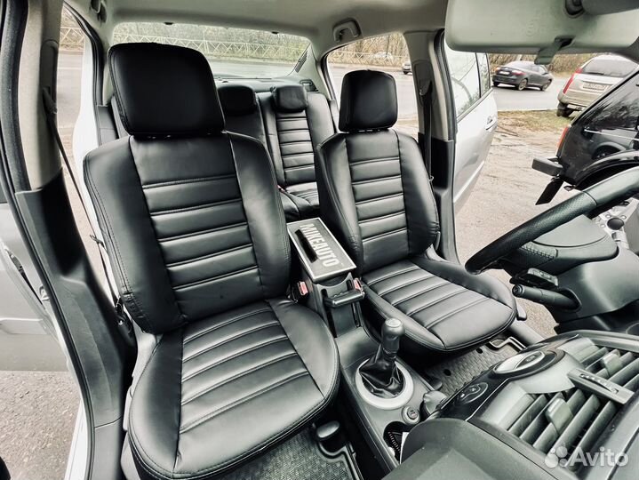 Авточехлы из экокожи Renault Megane II (3D рельсы)